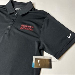 Nike Golf Dri-Fit MAKERS MARK Whiskey Polo Sz sm
